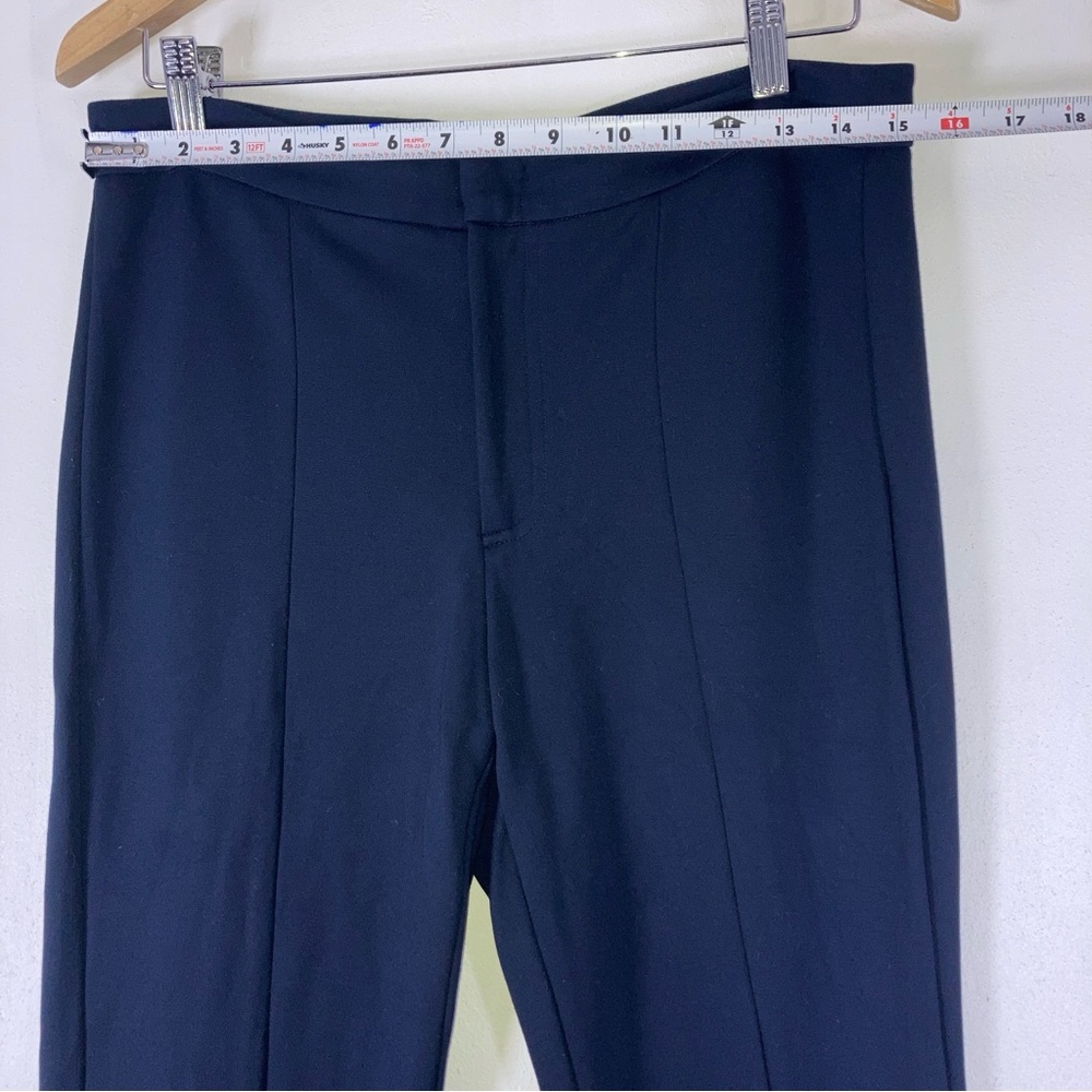 Vince Stovepipe Cropped Pants Navy Trouser Pleated Ankle  Size 10 Coastal Womens - Picture 4 of 15